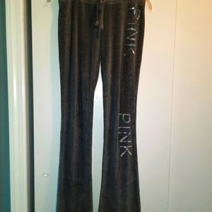 PINK VS sparkly sequin sweat pants